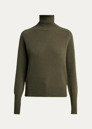Victoria Beckham Marie Merino Wool Turtleneck Sweater