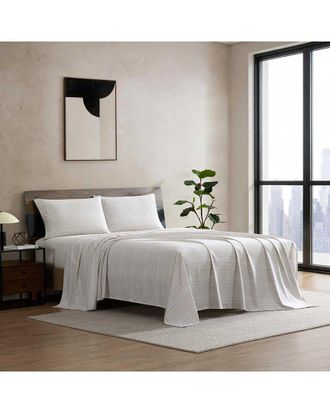 Kenneth Cole Textured Stripe Duvet Set