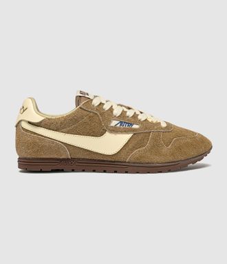 Autry Baskets Windspin Low Suede Leat Couro Rutabaga