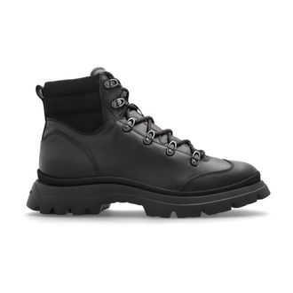 Hogan Lace-up Boots, male, Black, 11 UK, Leather ankle boots