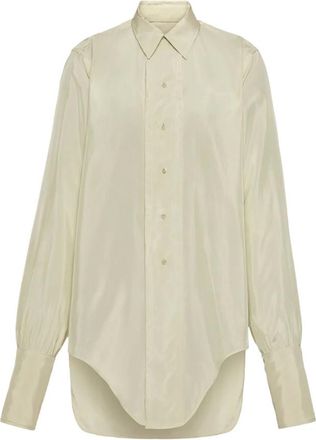 Maison Margiela Dames, Blouses & Shirts, Beige, Maat: XS Viscose