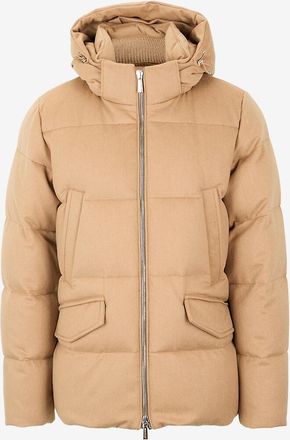 Moorer Kurze Steppjacke aus gestepptem Flanell Valls CA3
