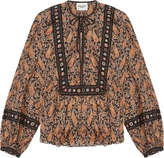 Isabel Marant Blusa Gayle - Marrone