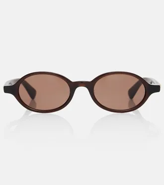 Bottega Veneta Gafas de sol ovaladas Slim Ribbon