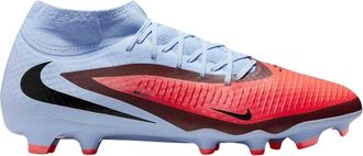 Nike Phantom 6 Academy voetbalschoenen voor heren, voor harde ondergrond (Blauw/paars)