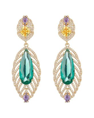Eyecandy LA Eye Candy La Cz Billie Statement Earrings
