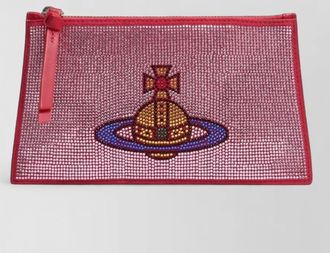 Vivienne Westwood small leather clutch bag