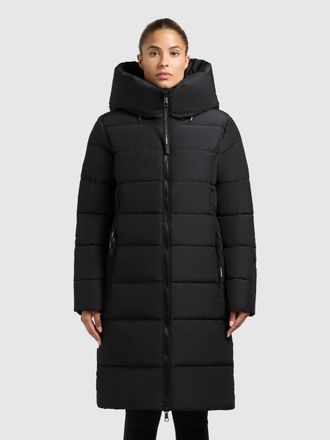 Khujo Steppmantel KHUJO JILIAS6 MATT, Damen, Gr. XL (42), schwarz, Steppware, Obermaterial: 100% Polyester. Futter: 100% Nylon. Wattierung: 100% Polyester, 