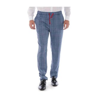 Daniele Alessandrini Jeans - Heren - Slim Fit Broeken - Blauw - L - Polyester - Broeken