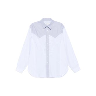 Maison Margiela Camicie Blu-Uomo