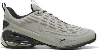 Puma Mens Meza Lace Up Sneakers Shoes Casual - Black, Green, Grey, Black, 10.5