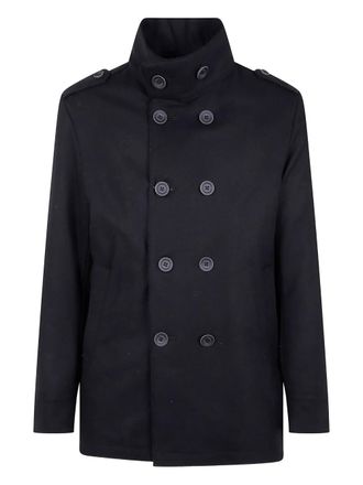 Herno double-breasted coat - Black