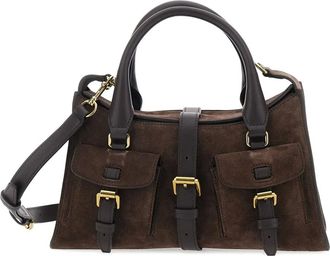 Mulberry Roxanne kleine shopper met gespsluiting - Bruin