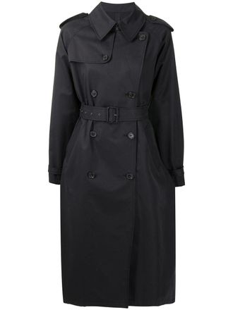 Nili Lotan double breasted trench coats - women - Cotton/Nylon - S - Black