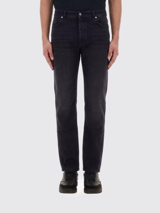 Givenchy Jeans straight in denim di cotone con logo a contrasto