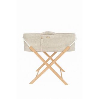 OEM Mois&eacute;s Boho Hecho A Mano Con Soporte - Crema