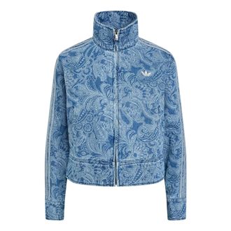 adidas (WMNS) adidas x Liberty London Firebird Denim Track Top Asia Sizing Medium Vintage Denim Light Denim KR6674