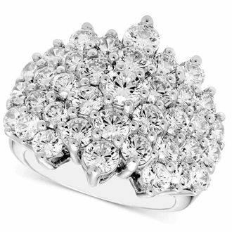 Pompeii3 5Ct Diamond Fashion Ring Anniversary Band in White, Yellow, or Rose Gold