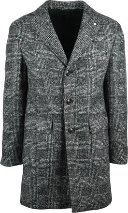 L.B.M. 1911 L.b.m. 1911, Jassen, Heren, Grijs, S, Wol, Cappotto