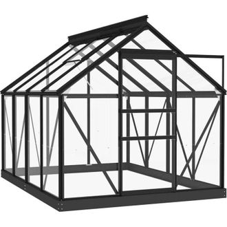 vidaXL Vidaxl - Marco Repuesto De Invernadero Aluminio Antracita 155x103x191 Cm