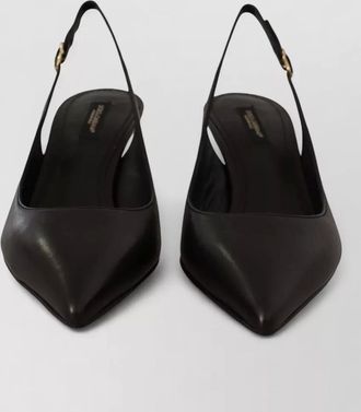 Dolce & Gabbana leather slingback sandals