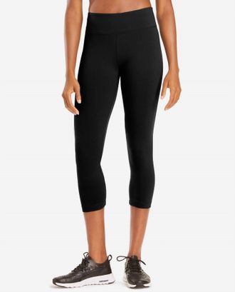 Danskin Yoga Capri Leggings In Black Signature