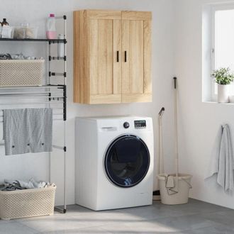 vidaXL Mobile a Parete Rovere Sonoma 69,5x34x90 cm Legno Multistrato - Vidaxl