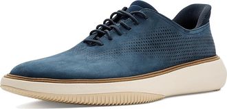 Cole Haan Grand Phaze Laser Quick-on Mens Shoes Navy Blazer Nubuck/Natural : 11.5 D - Medium