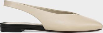 Vince Darlina Leather Slingback Flats