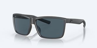 Costa Unisex Rinconcito Polarized Sunglasses In Matte Gray Frame Gray
