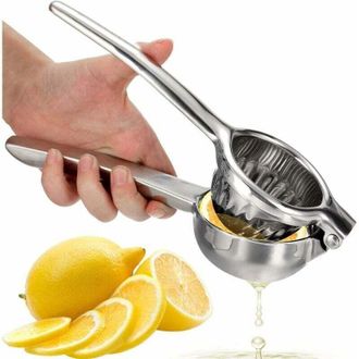 OEM Exprimidor Manual De C&iacute;tricos De Acero Inoxidable 18/10 - Exprimidor De Limones Irrompible Ovos, Apto Para Lavavajillas (acero Inoxidable) - Crezuo