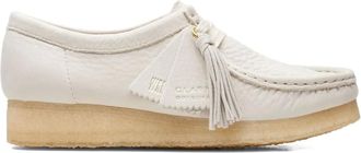 Clarks Mocassini Wallabee White Nubuck - Toni neutri