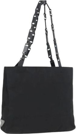 Prada Pre-owned Tote Bags, female, Black, Size: ONE SIZE Pre-owned Vintage tote