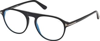 Tom Ford Aviator Optisch Montuur - Heren - Brillen - Zwart - 52 MM - Accessoires