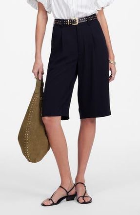 Madewell Slouchy Crepe Shorts in Jet Black at Nordstrom Rack, Size 14