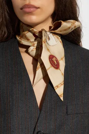 Burberry Cashmere Scarf, Unisex, Beige