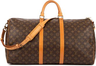 Louis Vuitton Pre-owned Womens Keepall 55 Travel Bag - Brown - One Size