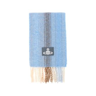 Vivienne Westwood Striped Logo-patch Scarf
