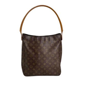 Louis Vuitton Pre-owned Shoulder Bags, female, Brown, Size: ONE SIZE Pre-owned Looping GM Monogram Shoulder Bag