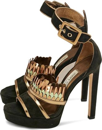Jimmy Choo London Kathleen ankle-strap sandals - Black