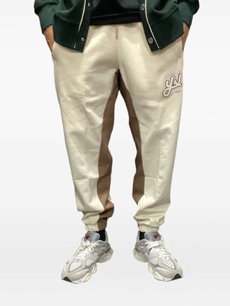 Yes London Pantaloni sportivi bicolore - Toni neutri