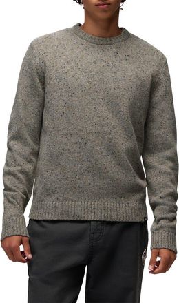 Prana Coupeville Ombr&eacute; Donegal Crewneck Sweater in Heather Grey at Nordstrom, Size X-Large