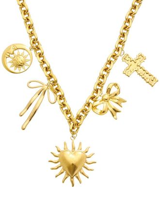 Petit Moments 18K Plated Stainless Steel Charm Necklace