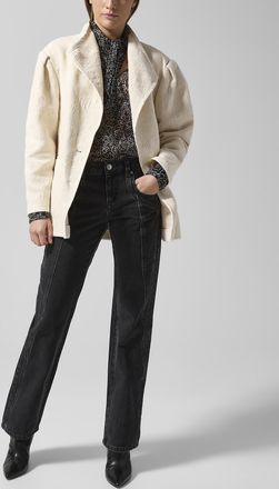 Isabel Marant Womens Jaylis straight-leg jean