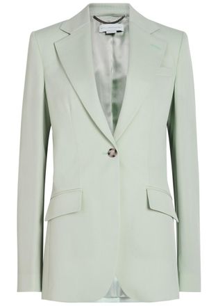Stella McCartney Stella Mccartney Single-breasted Wool Blazer - Light Blue - 42 (UK10 / S)