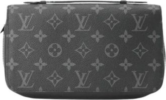 Louis Vuitton Pre-owned Clutches, male, Black, Size: ONE SIZE Pre-owned Long wallet (bi-fold)