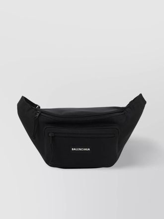 Balenciaga adjustable strap waist pouch with front zip pocket