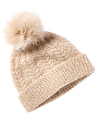 Sofiacashmere Sofiacashmere Cable Cashmere Hat