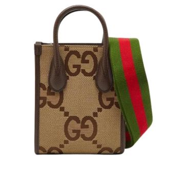 Gucci Pre-owned Mini Bags, female, Brown, Size: ONE SIZE Pre-owned Mini Vertical Tote