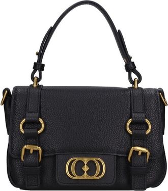La Carrie Atena Kleine Leren Tas - Dames - Handtassen - Zwart - ONE Size - Leer - Tassen